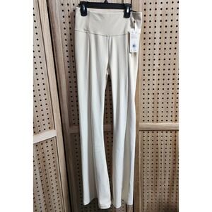 Calia Womens Sculpt Flare With Zip Chantilly Journey NWT Workout Exercise Small